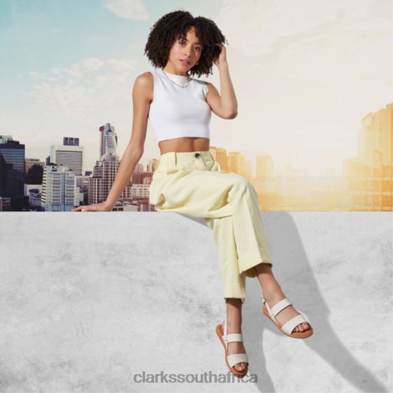 Karsea Strap White Clarks White 840405229 Unisex Clarks White