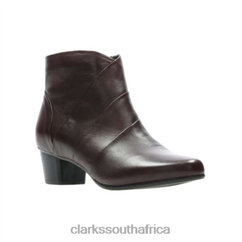 Leola Ice Clarks Bordeaux Leather 840404255 Unisex Clarks Bordeaux Leather