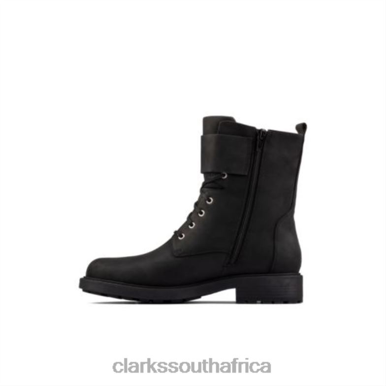 Orinoco2 Lace Clarks Black Leather 840404109 Unisex Clarks Black Leather