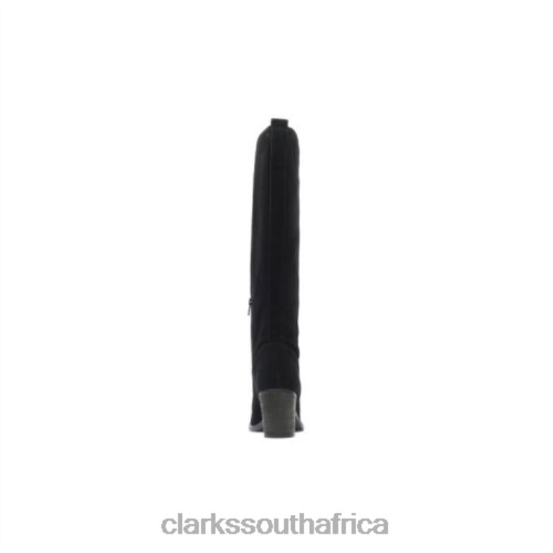 Park Rise Black Suede Clarks 840404126 Unisex Clarks Black Suede