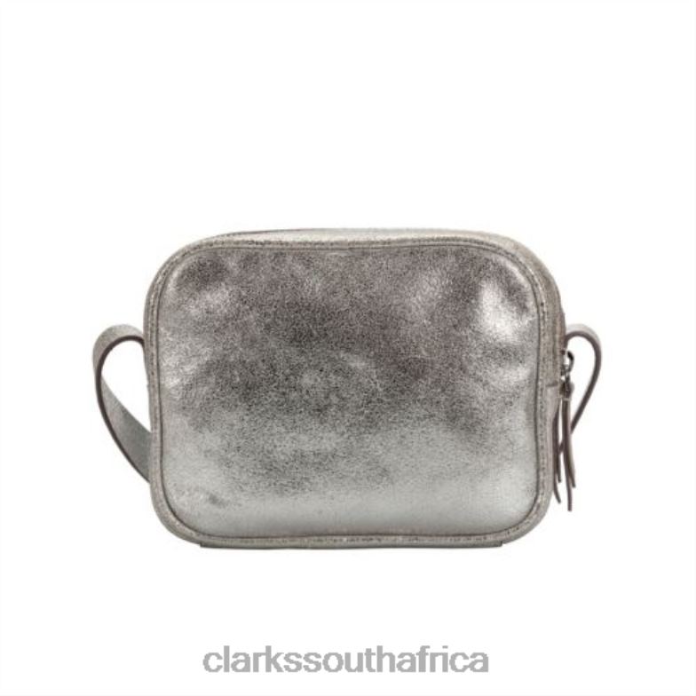 Silver Clarks Topsham Mila 840404312 Unisex Clarks Silver