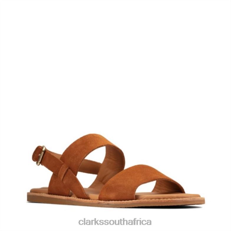 Tan Suede Clarks Karsea Strap Tan Suede 840406371 Unisex Clarks Tan Suede