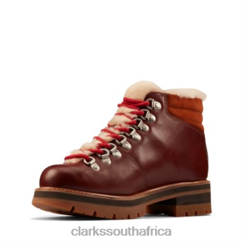 Tan Wlined Lea Clarks Orianna Alpine 840404136 Unisex Clarks Tan Wlined Lea