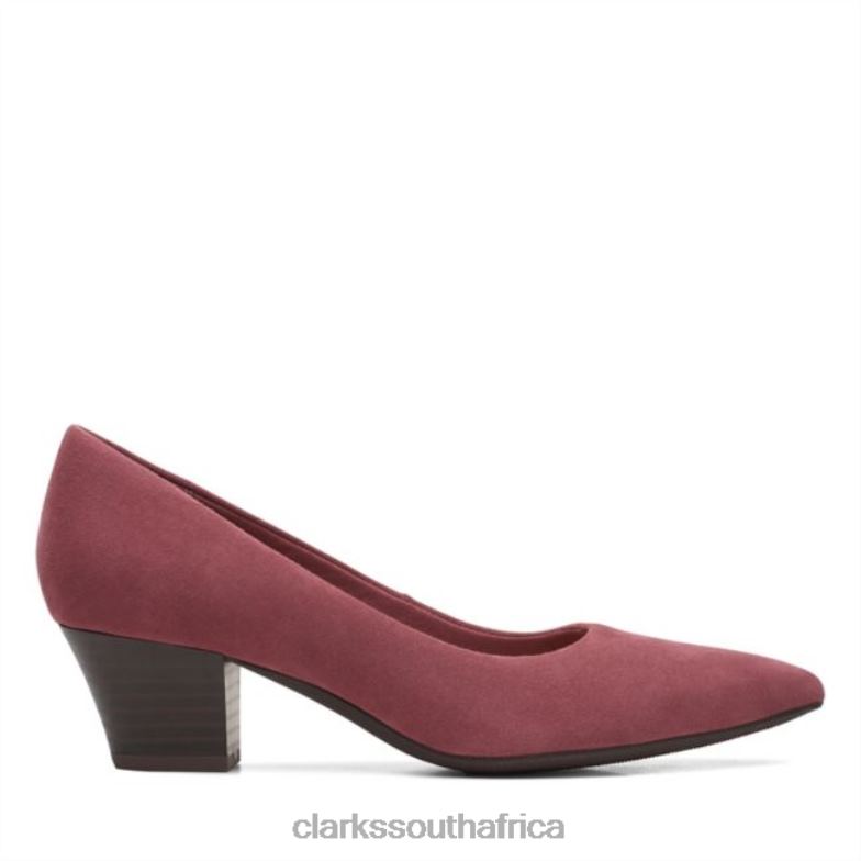 Teresa Step Dark Rose Sde Clarks Dark Rose Sde 840406239 Unisex Clarks Dark Rose Sde