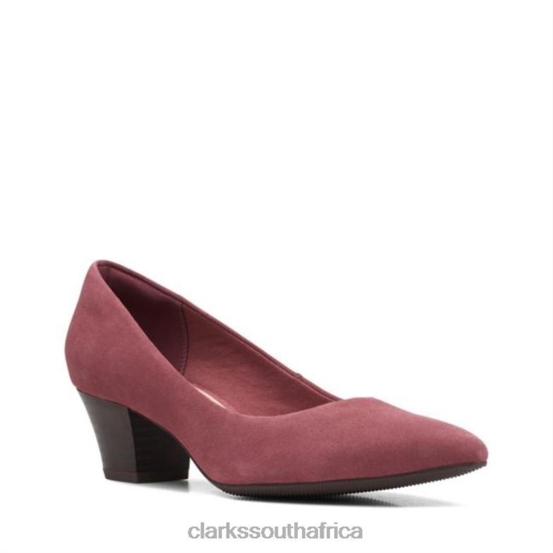 Teresa Step Dark Rose Sde Clarks Dark Rose Sde 840406239 Unisex Clarks Dark Rose Sde
