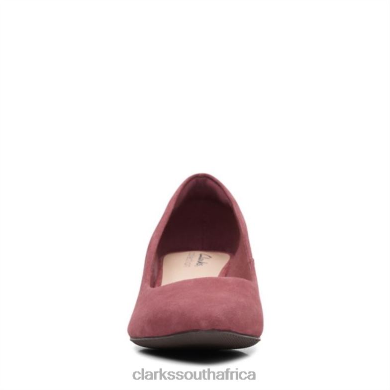 Teresa Step Dark Rose Sde Clarks Dark Rose Sde 840406239 Unisex Clarks Dark Rose Sde