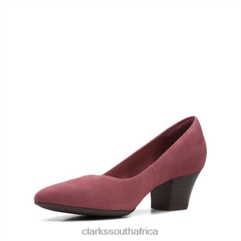 Teresa Step Dark Rose Sde Clarks Dark Rose Sde 840406239 Unisex Clarks Dark Rose Sde