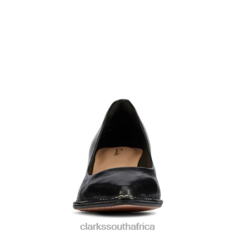 Thorna 55 Court Black Leather Clarks Black Leather 840405125 Unisex Clarks Black Leather