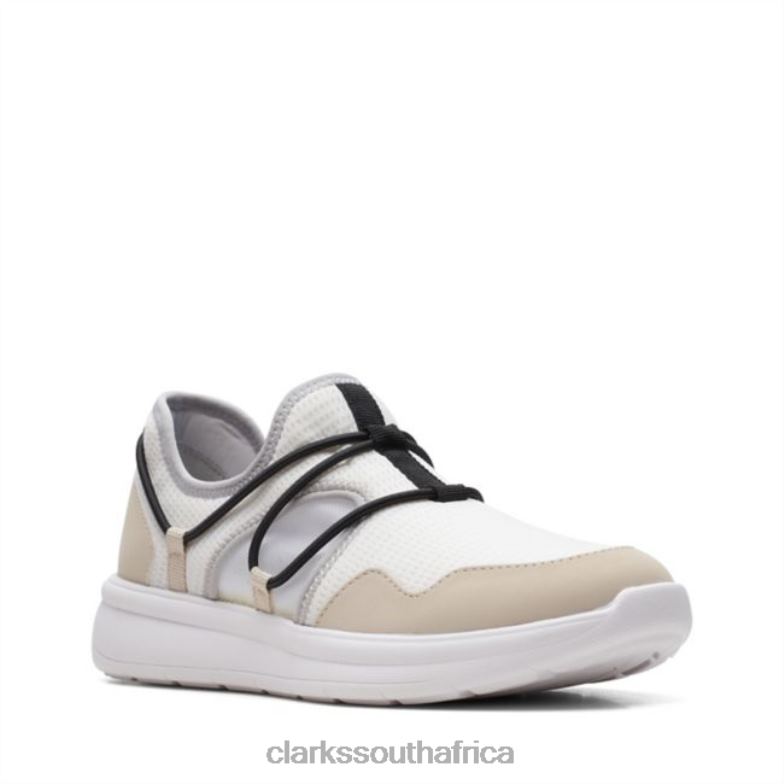 White Combi Ezera Skip White Combi Clarks 840406540 Unisex Clarks White Combi