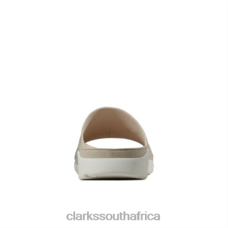 White Tri Slide Clarks 840404268 Unisex Clarks White