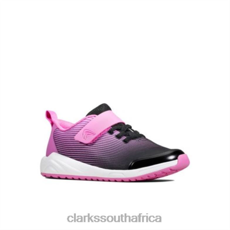 Aeon Pace Jnr F Fit Pink Clarks 840404750 Unisex Clarks Pink