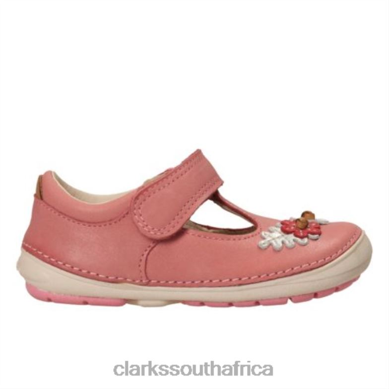 Baby Pink Clarks Softly Blossom Fst F Fit 840404707 Unisex Clarks Baby Pink