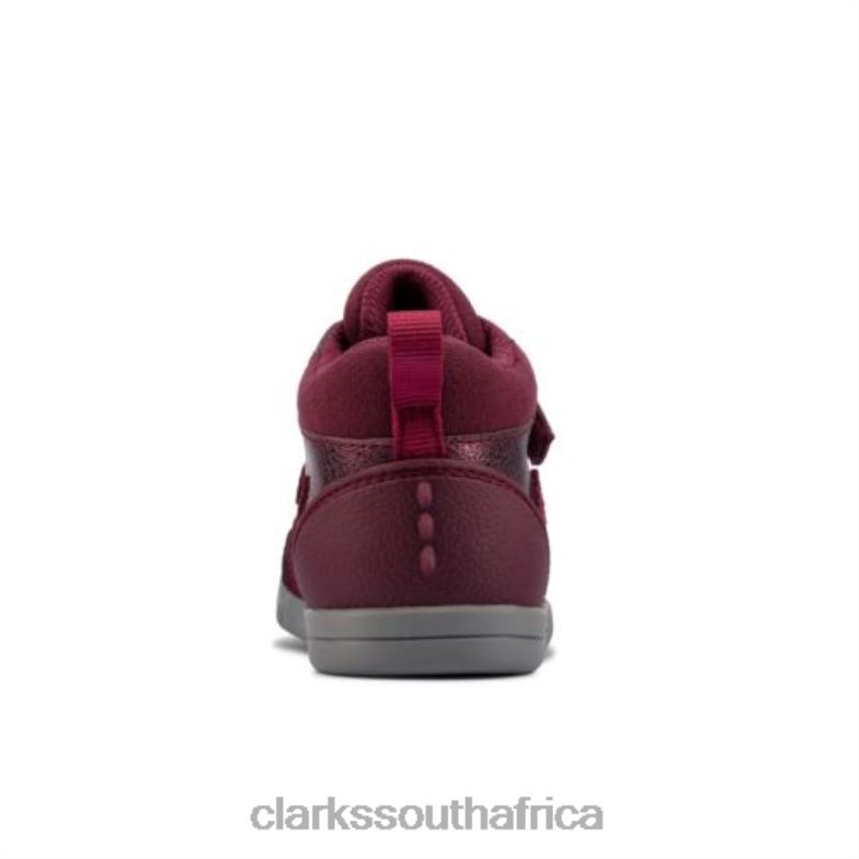 Berry Leather Clarks Rex Park Fst F Fit 840404555 Unisex Clarks Berry Leather