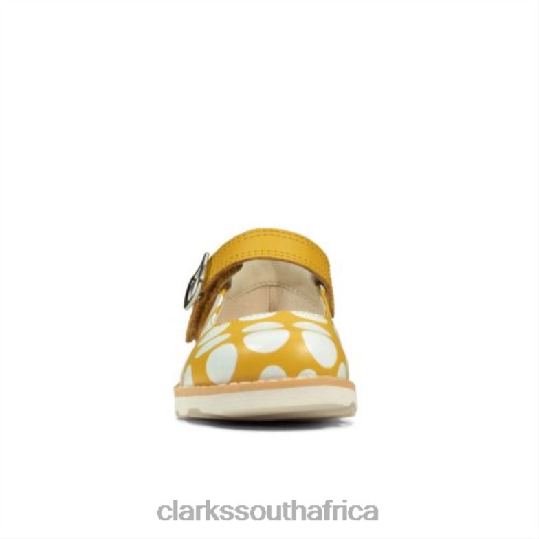 Clarks Crown Jump Fst G Fit Yel Low Interest 840404674 Unisex Clarks Yellow Interest