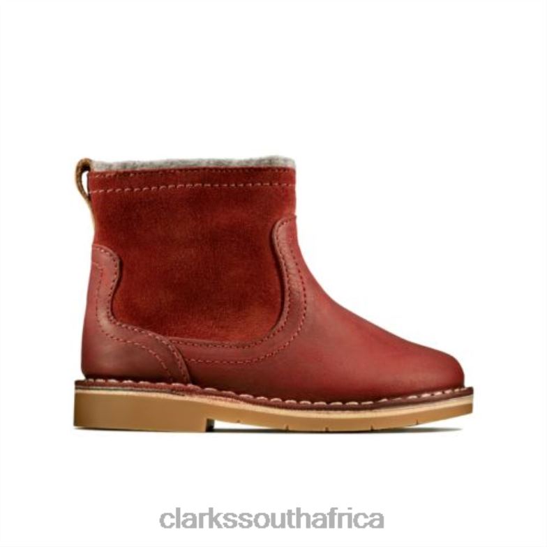 Clarks Dark Red Comet Frost Fst F Fit 840404577 Unisex Clarks Dark Red