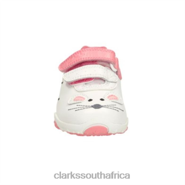 Clarks Giggle Up Fst G Fit White 840404754 Unisex Clarks White