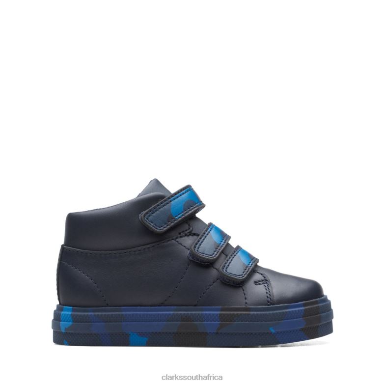 Clarks Nova Fun Toddler Navy Camo Navy Camo 840405738 Unisex Clarks Navy Camo
