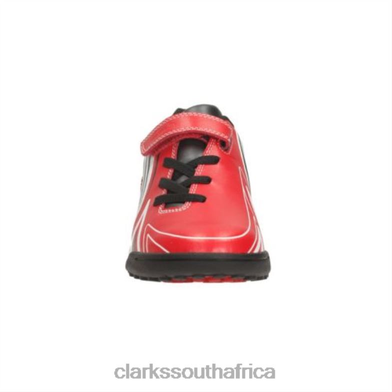 Clarks Red Time Pre F Fit 840405009 Unisex Clarks Red