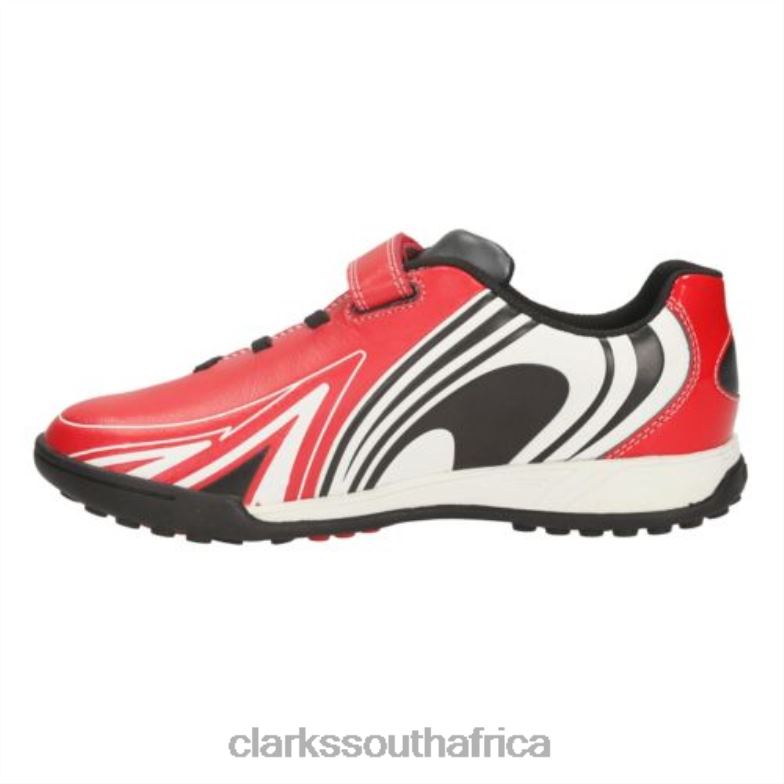 Clarks Red Time Pre F Fit 840405009 Unisex Clarks Red