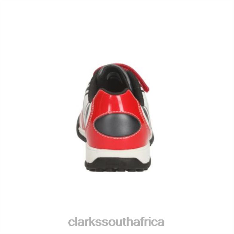 Clarks Red Time Pre F Fit 840405009 Unisex Clarks Red