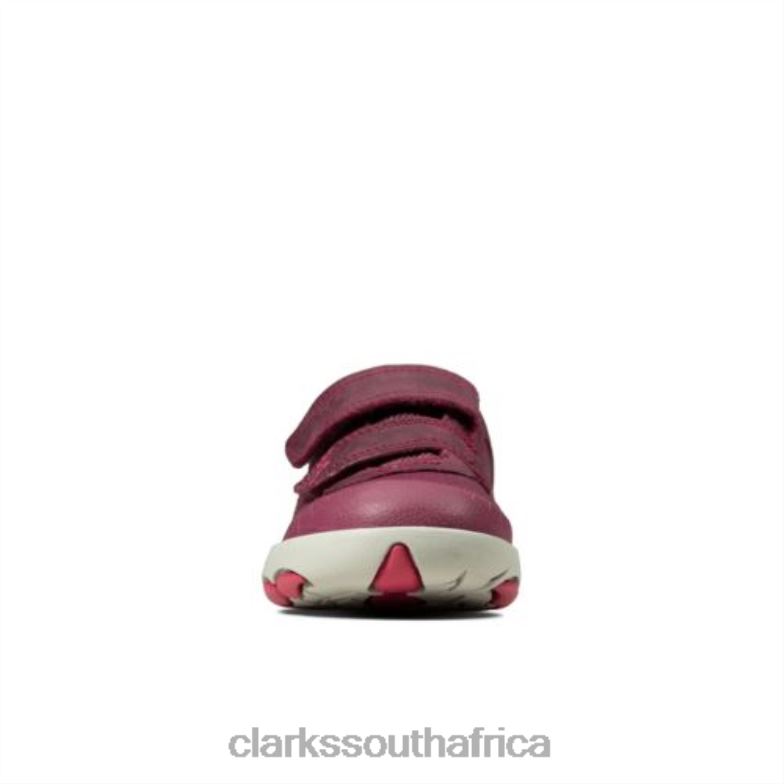 Clarks Rex Quest Inf F Fit Berry Combi 840404722 Unisex Clarks Berry Combi