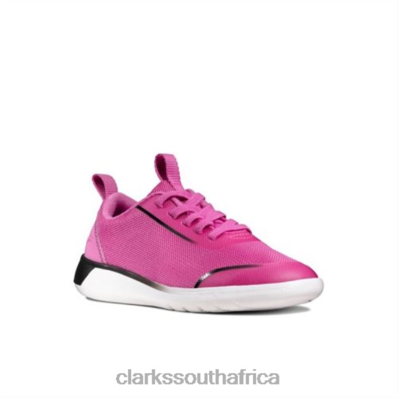 Clarks Suburb Spark Jnr G Fit Pink 840404698 Unisex Clarks Pink