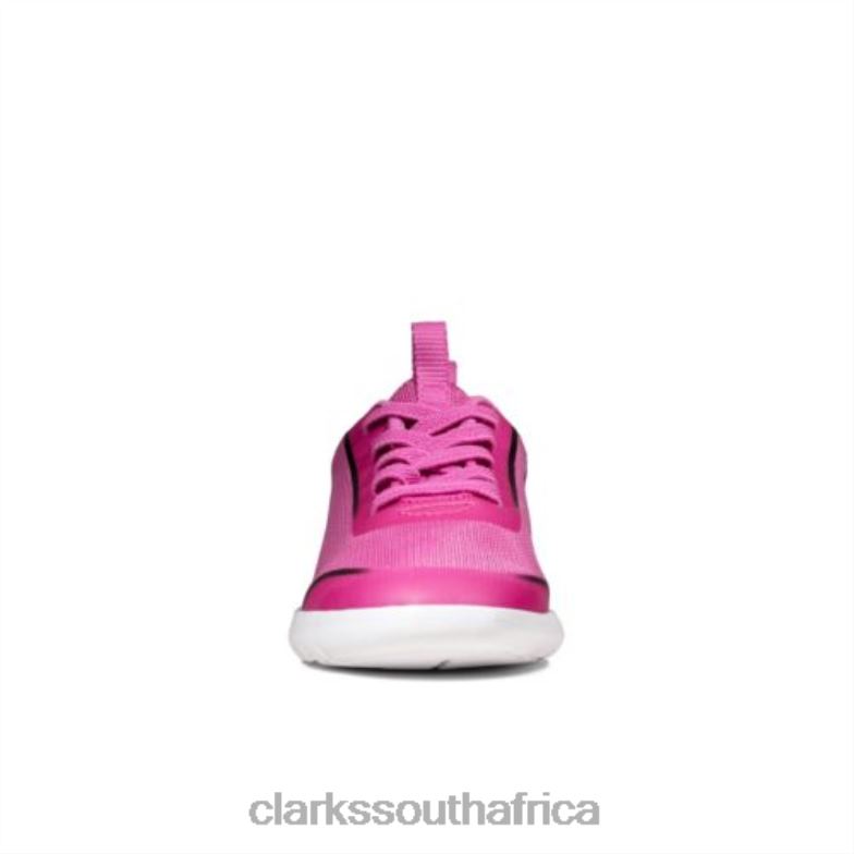 Clarks Suburb Spark Jnr G Fit Pink 840404698 Unisex Clarks Pink