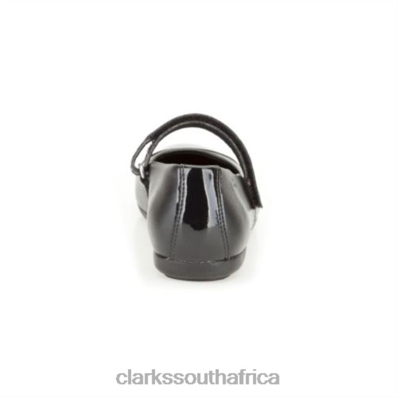 Dance Step Jnr G Fit Clarks Black Leather 840404711 Unisex Clarks Black Leather