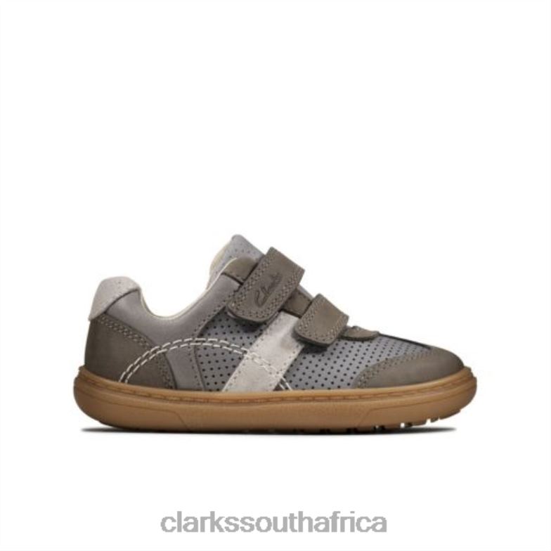 Dark Grey Leather Clarks Flash Metra Fst G Fit 840404955 Unisex Clarks Dark Grey Leather