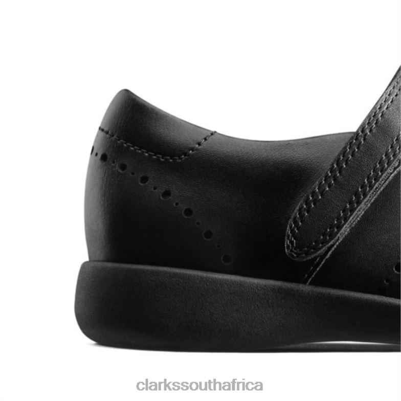 Etch Craft Kid Black Leather Clarks Black Leather 840405839 Unisex Clarks Black Leather