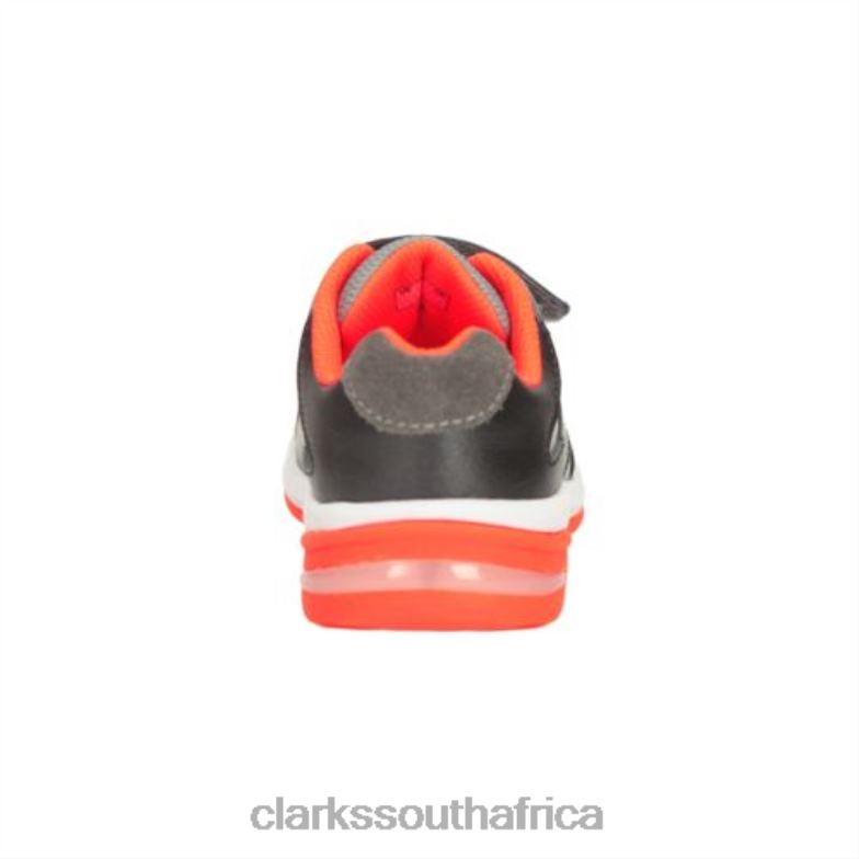 Grey Clarks Piper Fun Jnr F Fit 840404971 Unisex Clarks Grey