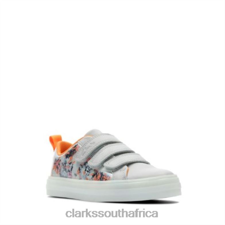 Grey Interest Clarks Nova Scale Inf G Fit 840404696 Unisex Clarks Grey Interest