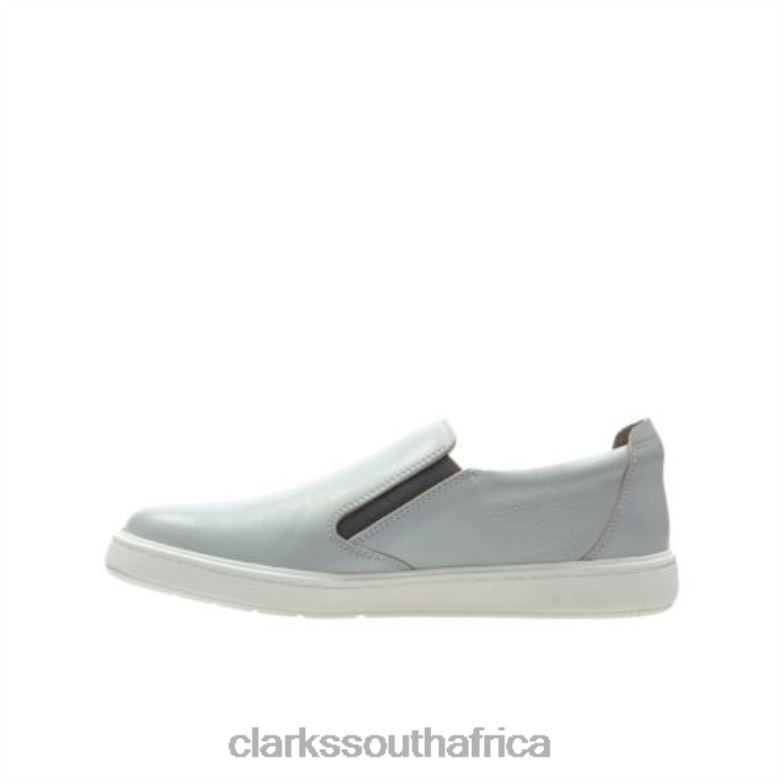 Grey Leather Clarks Street Verve Jnr G Fit 840404979 Unisex Clarks Grey Leather