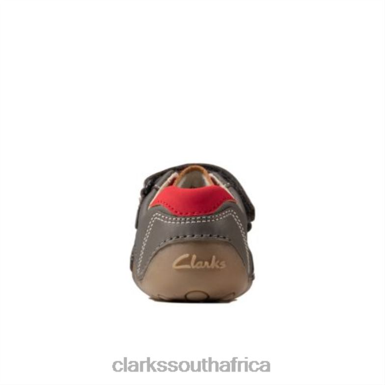 Grey Leather Clarks Ti Ny Dusk Fst G Fit 840404960 Unisex Clarks Grey Leather