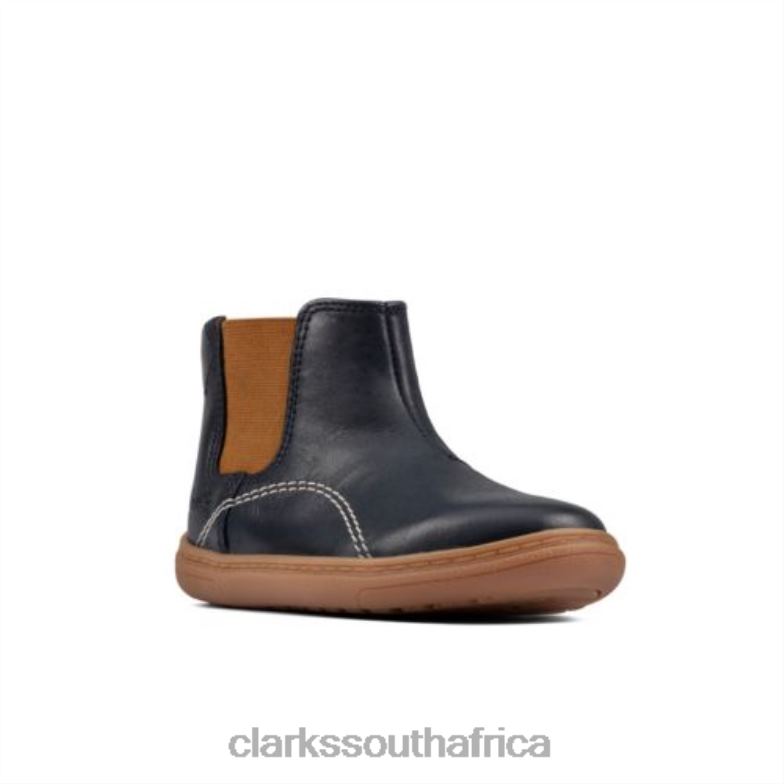 Navy Leather Clarks Flash Sea Fst F Fit 840404787 Unisex Clarks Navy Leather