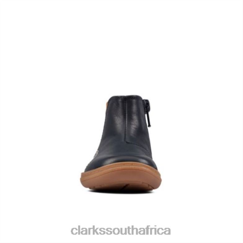 Navy Leather Clarks Flash Sea Fst F Fit 840404787 Unisex Clarks Navy Leather