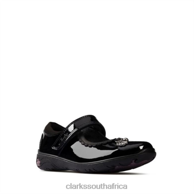 Sea Shimmer Toddler Black Patent Clarks Black Patent 840405901 Unisex Clarks Black Patent
