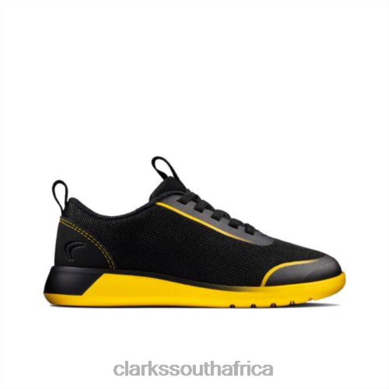 Suburb Spark Jnr G Fit Black/Yel Low Clarks 840404942 Unisex Clarks Black/Yellow