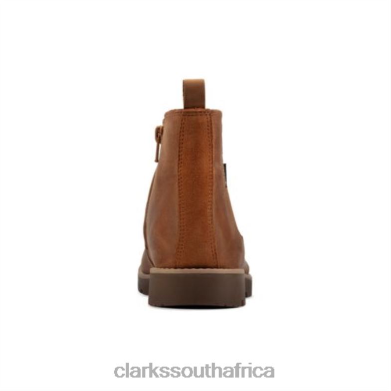 Tan Leather Clarks Heath Sea Gtx Inf G Fit 840404779 Unisex Clarks Tan Leather