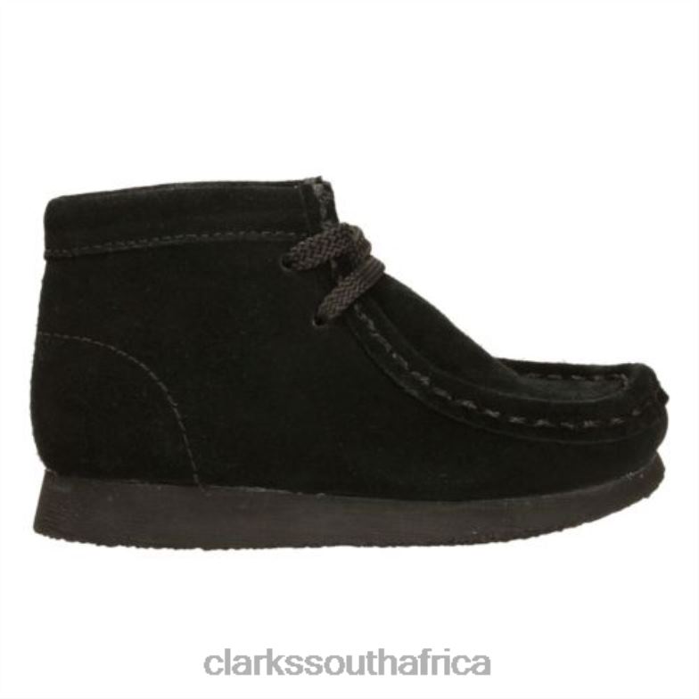 Wallabee Bt Inf G Fit Black Sde Clarks 840404790 Unisex Clarks Black Sde