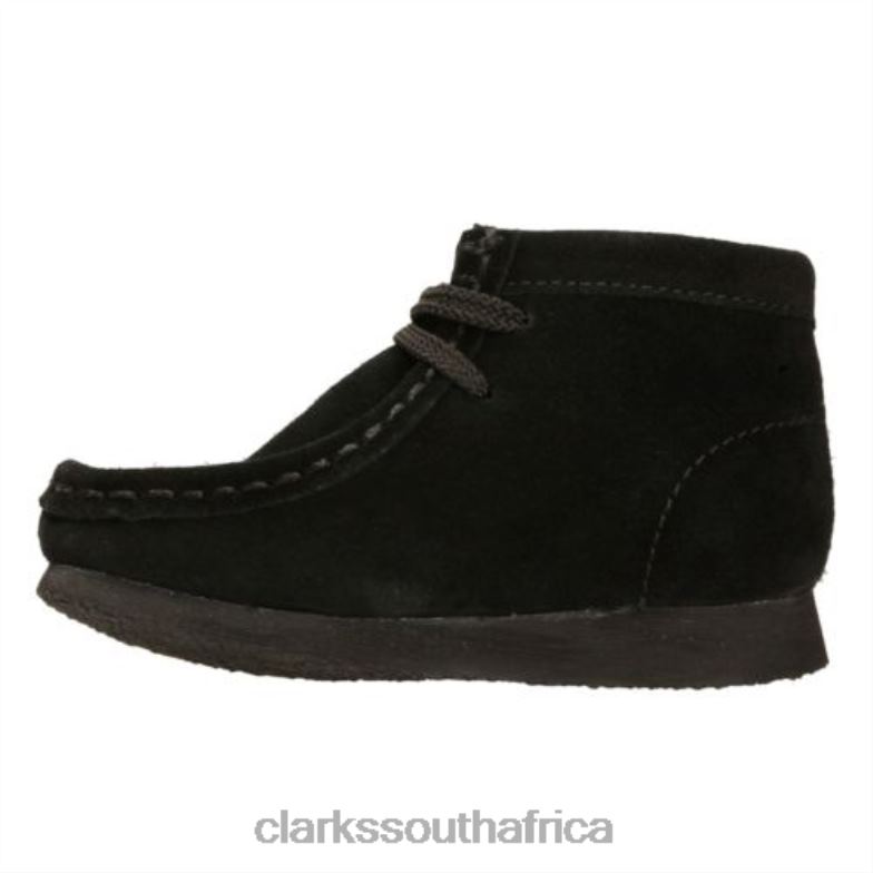 Wallabee Bt Inf G Fit Black Sde Clarks 840404790 Unisex Clarks Black Sde