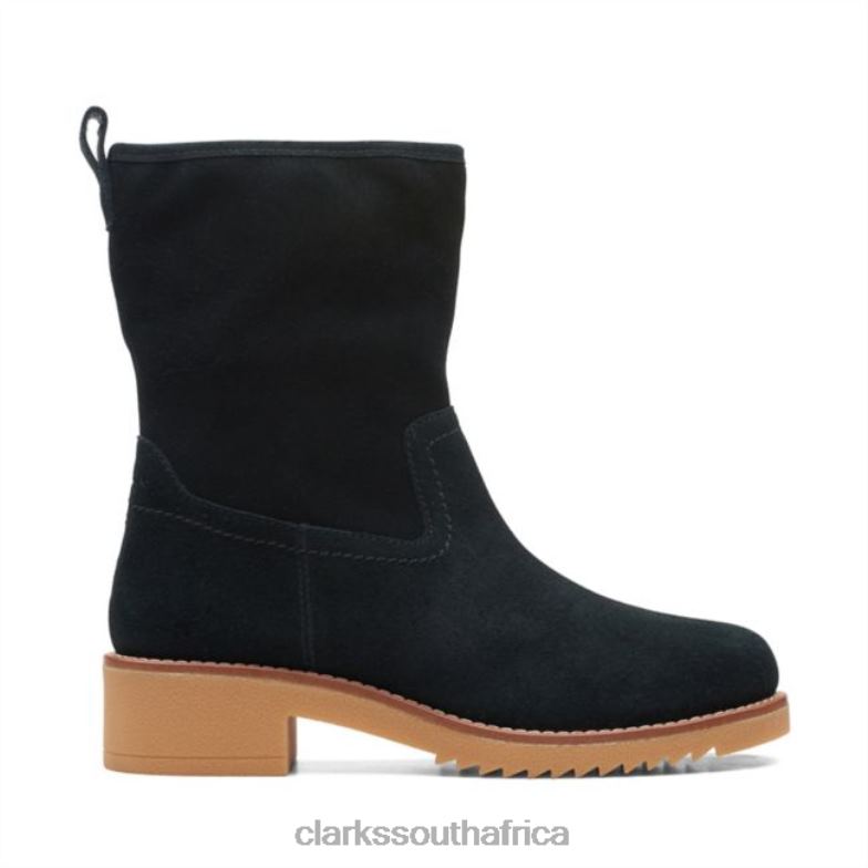 Black Suede Clarks Eden Mid Hi Black Suede 840406443 Unisex Clarks Black Suede