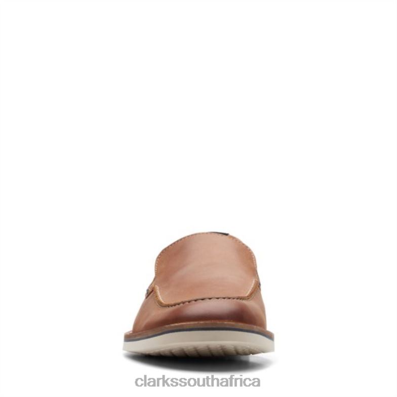 Clarks Atticus Lt Edge Dark Tan Leather Dark Tan Leather 840405570 Unisex Clarks Dark Tan Leather