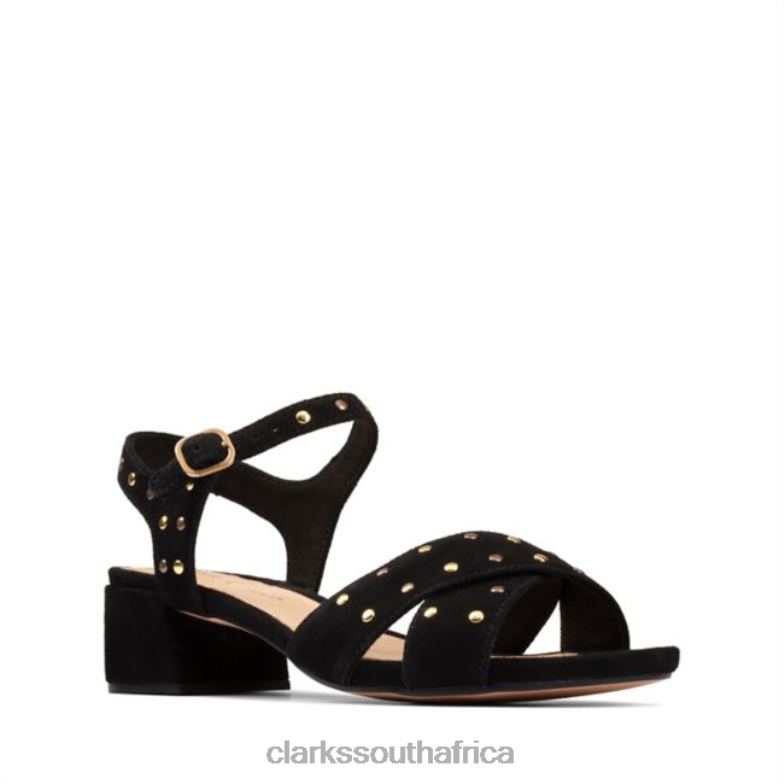 Clarks Black Suede Sheer 35 Strap Black Suede 840405233 Unisex Clarks Black Suede