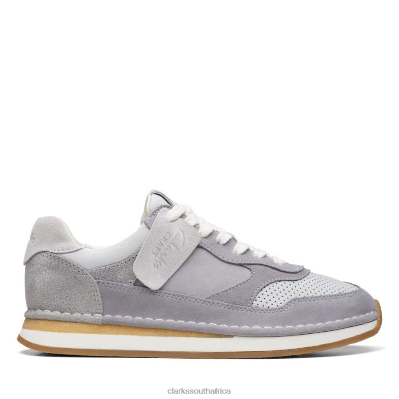 Clarks Craft Run Tor Light Grey Combination Light Grey Combination 840405138 Unisex Clarks Light Grey Combination
