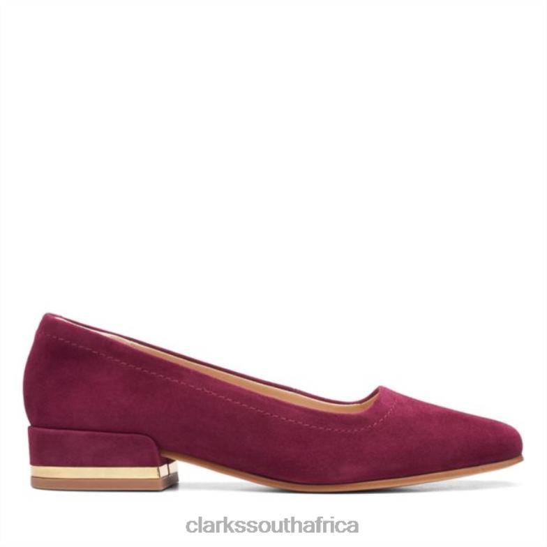 Clarks Merlot Suede Seren 30 Court Merlot Suede 840405993 Unisex Clarks Merlot Suede