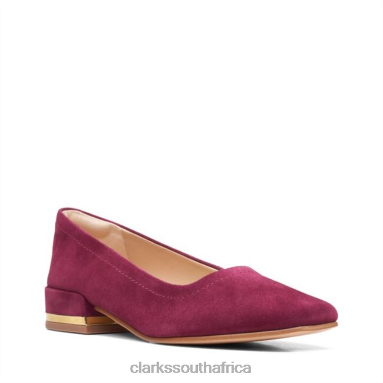 Clarks Merlot Suede Seren 30 Court Merlot Suede 840405993 Unisex Clarks Merlot Suede