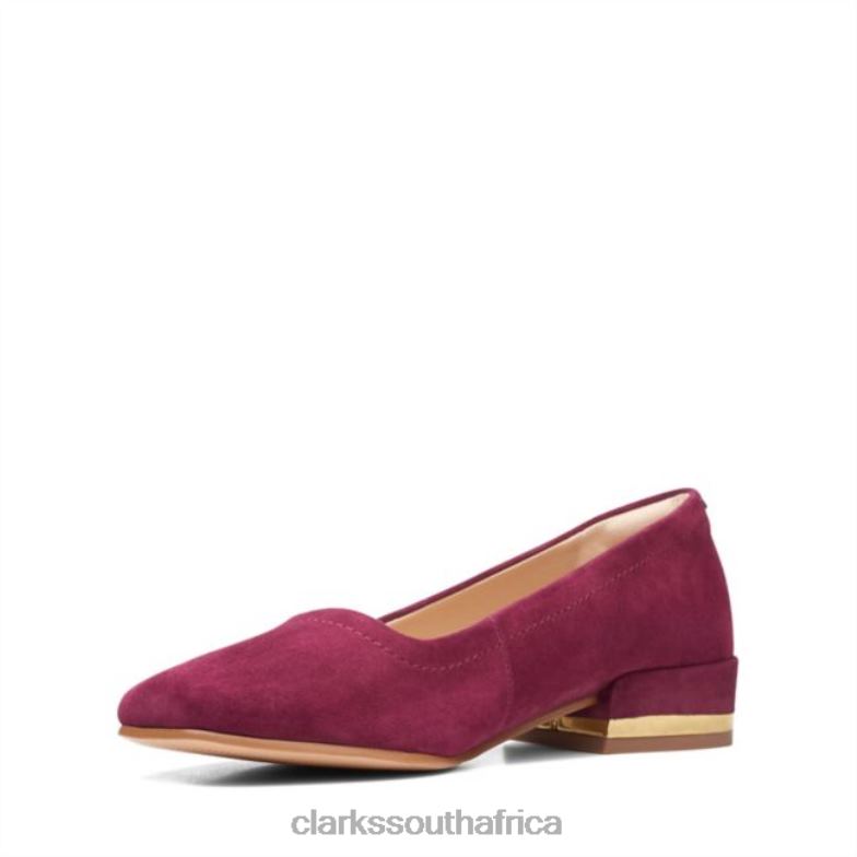 Clarks Merlot Suede Seren 30 Court Merlot Suede 840405993 Unisex Clarks Merlot Suede