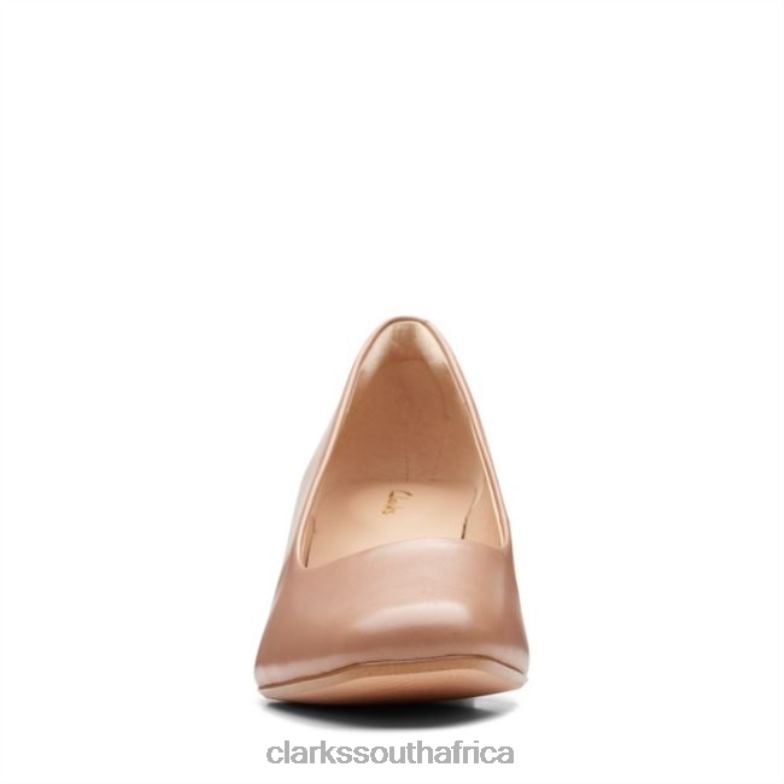 Sheer 55 Court Praline Leather Praline Leather Clarks 840405118 Unisex Clarks Praline Leather