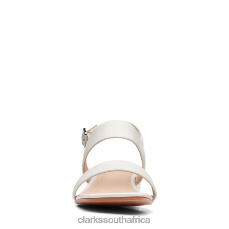 White Leather Clarks Seren25 Strap White Leather 840405211 Unisex Clarks White Leather